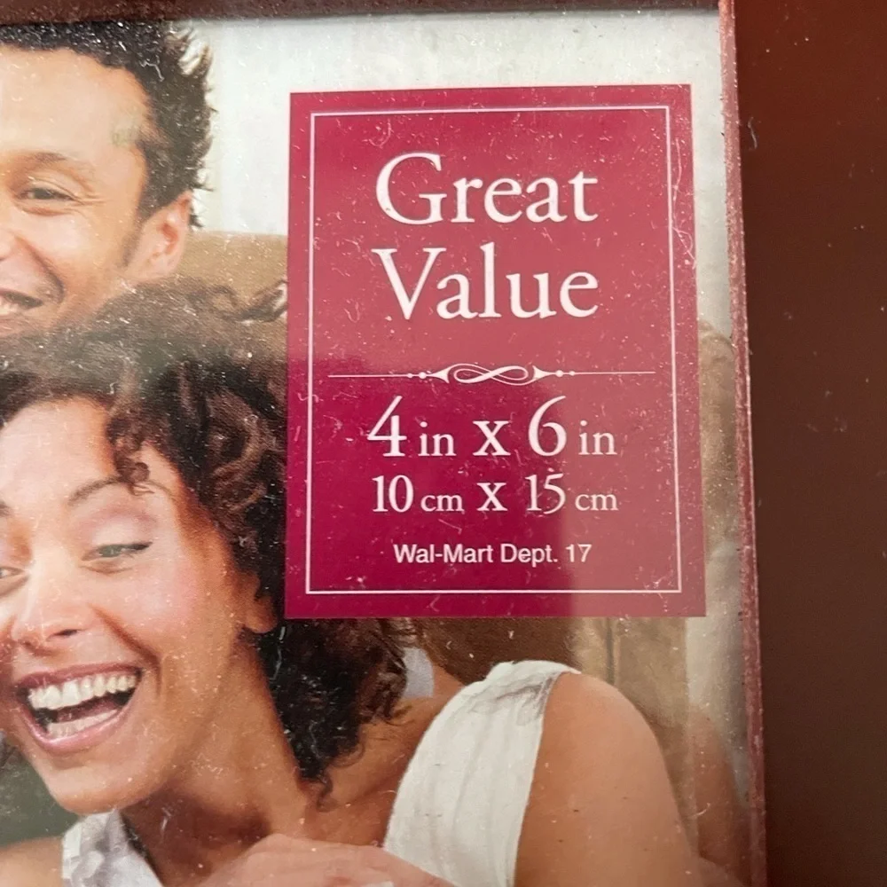 Great Value Wood 4x6 picture frame